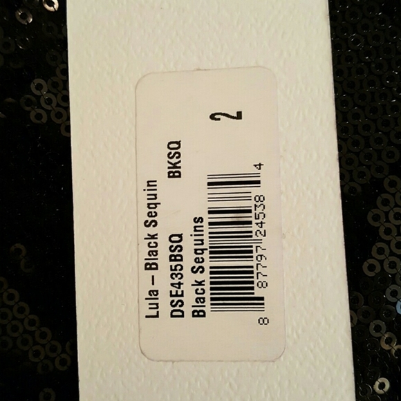 WILDFOX Black Lula Sequin Mini Skirt Size 2 - Picture 5 of 5